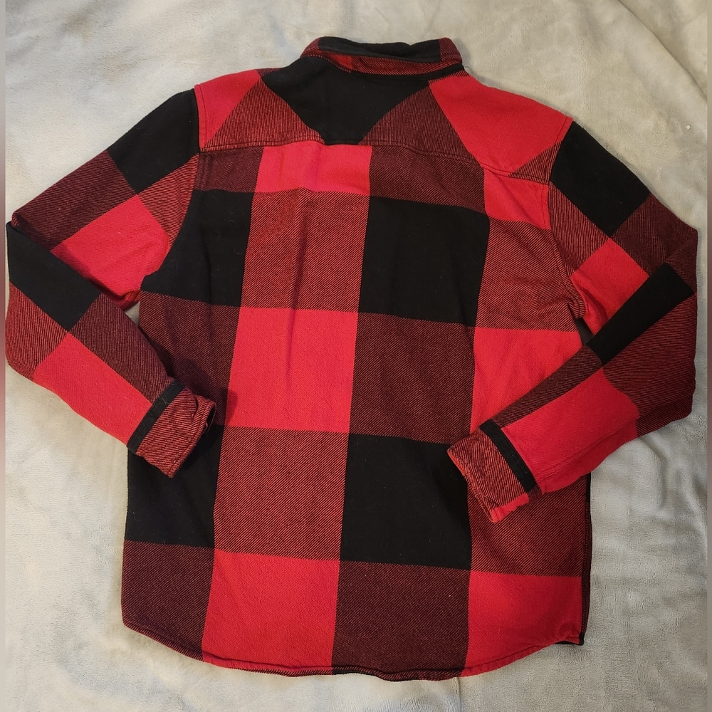 American Eagle Plaid Flannel Shirt - Picture 2 of 6